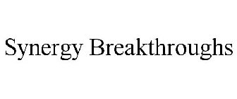 SYNERGY BREAKTHROUGHS