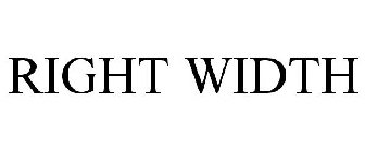 RIGHT WIDTH