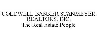 COLDWELL BANKER STANMEYER REALTORS, INC. THE REAL ESTATE PEOPLE