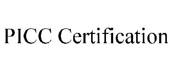 PICC CERTIFICATION