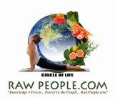 CIRCLE OF LIFE RAW PEOPLE.COM 