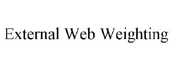 EXTERNAL WEB WEIGHTING