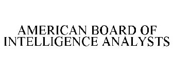 AMERICAN BOARD OF INTELLIGENCE ANALYSTS