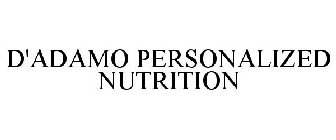 D'ADAMO PERSONALIZED NUTRITION