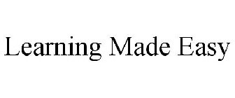 LEARNING MADE EASY
