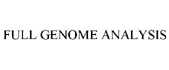 FULL GENOME ANALYSIS