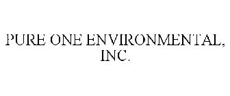 PURE ONE ENVIRONMENTAL, INC.