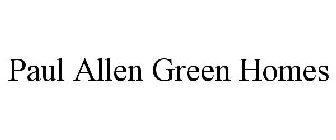 PAUL ALLEN GREEN HOMES