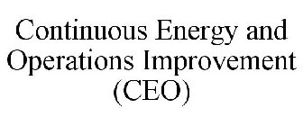 CONTINUOUS ENERGY AND OPERATIONS IMPROVEMENT (CEO)