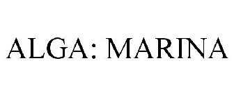 ALGA: MARINA