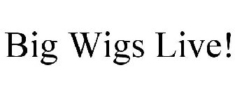 BIG WIGS LIVE!