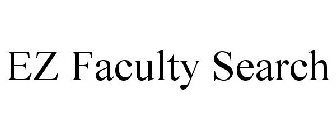 EZ FACULTY SEARCH