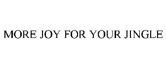 MORE JOY FOR YOUR JINGLE