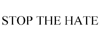 STOP THE HATE