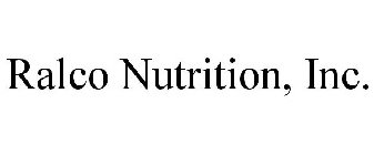 RALCO NUTRITION, INC.