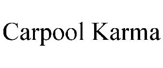 CARPOOL KARMA