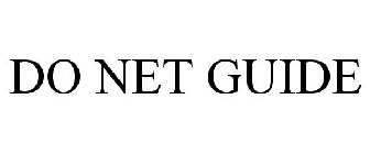 DO NET GUIDE