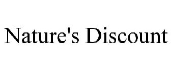 NATURE'S DISCOUNT