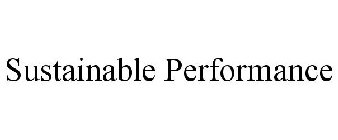 SUSTAINABLE PERFORMANCE