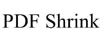 PDF SHRINK