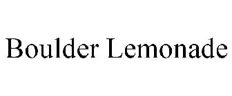 BOULDER LEMONADE