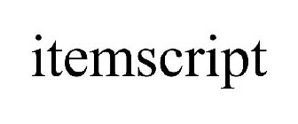 ITEMSCRIPT