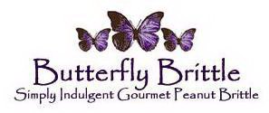 BUTTERFLY BRITTLE SIMPLY INDULGENT GOURMET PEANUT BRITTLE