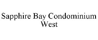 SAPPHIRE BAY CONDOMINIUM WEST