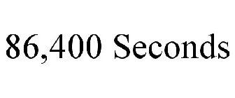 86,400 SECONDS