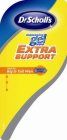 DR. SCHOLL'S MASSAGING GEL EXTRA SUPPORT IDEAL FOR BIG & TALL MEN WIDER & LONGER