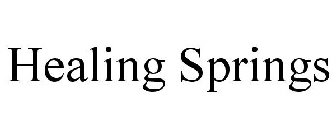 HEALING SPRINGS