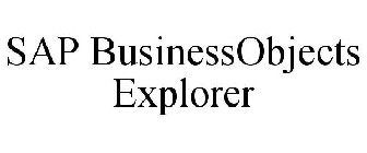 SAP BUSINESSOBJECTS EXPLORER