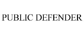 PUBLIC DEFENDER