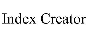 INDEX CREATOR