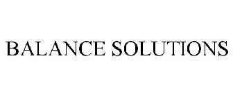 BALANCE SOLUTIONS