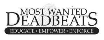 MOST WANTED DEADBEATS EDUCATE · EMPOWER · ENFORCE