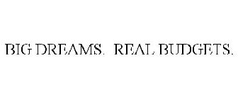 BIG DREAMS. REAL BUDGETS.