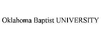 OKLAHOMA BAPTIST UNIVERSITY