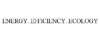 ENERGY. EFFICIENCY. ECOLOGY