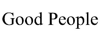 GOOD PEOPLE