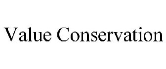 VALUE CONSERVATION