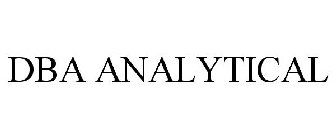 DBA ANALYTICAL