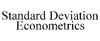 STANDARD DEVIATION ECONOMETRICS