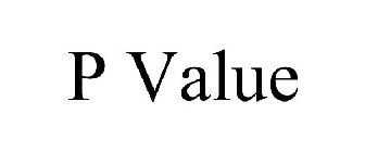 P VALUE