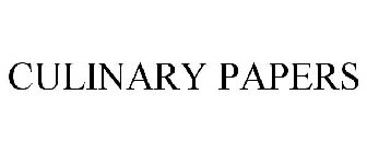 CULINARY PAPERS