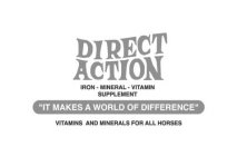 DIRECT ACTION IRON - MINERAL - VITAMIN SUPPLEMENT 