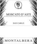 MOSCATO D'ASTI DENOMINAZIONE DI ORIGINE CONTROLLATA E GARANTITA SAN CARLO MONTALBERA