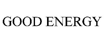 GOOD ENERGY