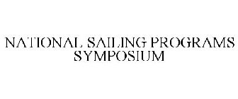 NATIONAL SAILING PROGRAMS SYMPOSIUM
