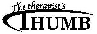 THE THERAPIST'S THUMB